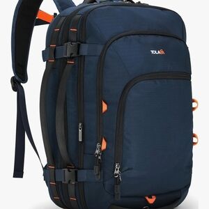 Tolaccea Travel Backpack, TSA Friendly Flight Approved Carry-on Luggage